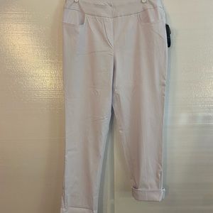 Slim-sation Multiples white golf pants Sz 16 NWT